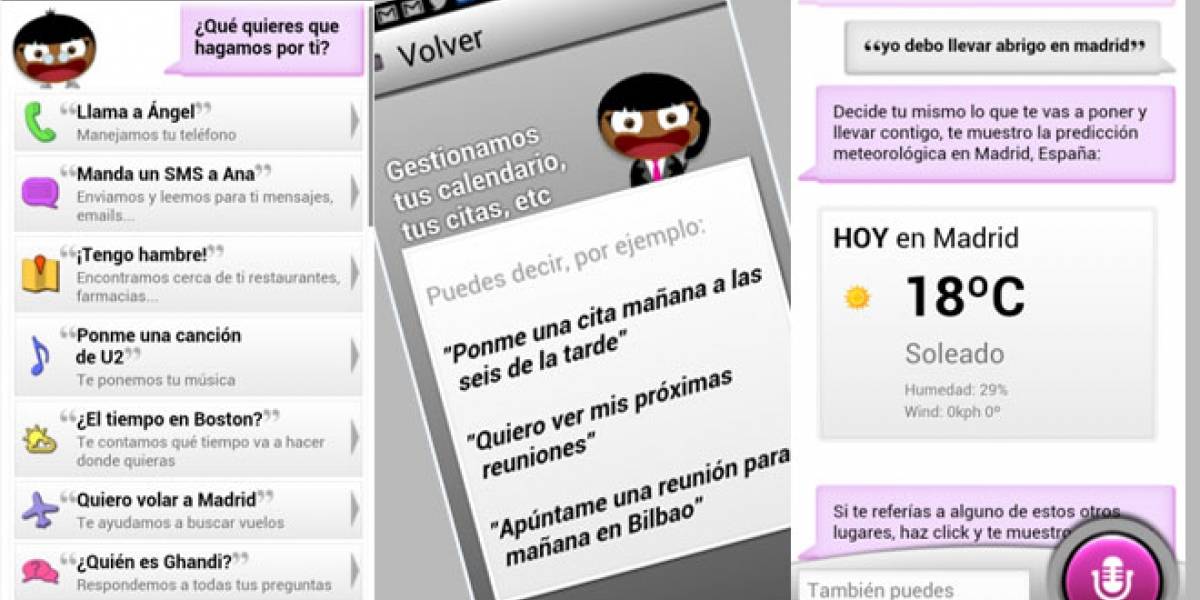 Ya está disponible Sherpa, el 'Siri' español para Android y aquí le echamos un vistazo