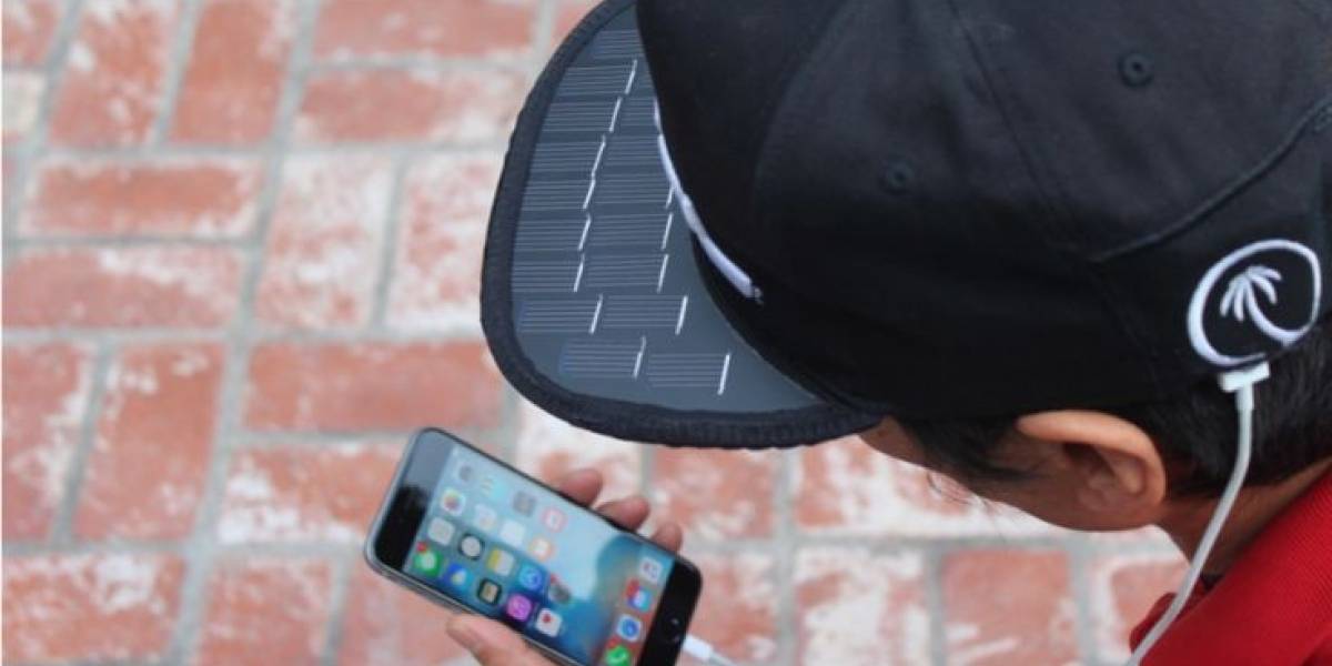 Gorra con paneles solares, la última forma de cargar tu celular