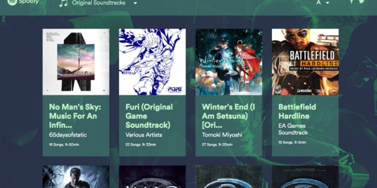 Spotify lanza portal con música de videojuegos