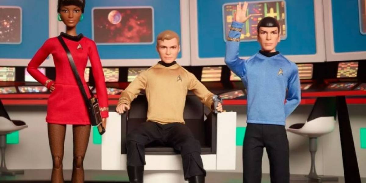 Star Trek cumple 50 años y Mattel lo celebra con una línea de muñecos