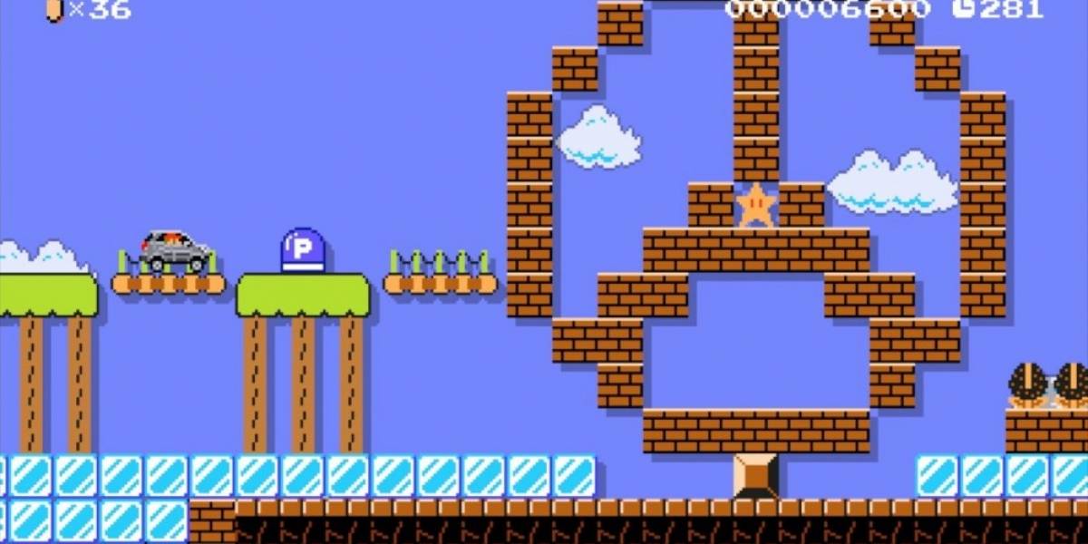 Super Mario Maker recibe contenido creado por Mercedes-Benz