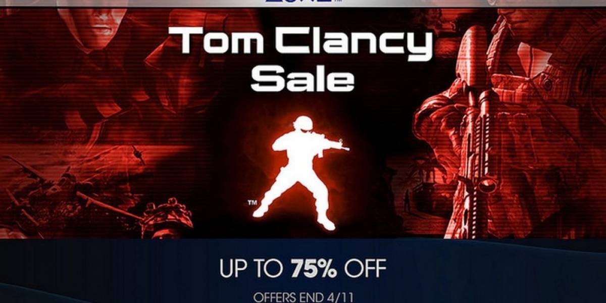 Venta especial de Tom Clancy en PlayStation Store