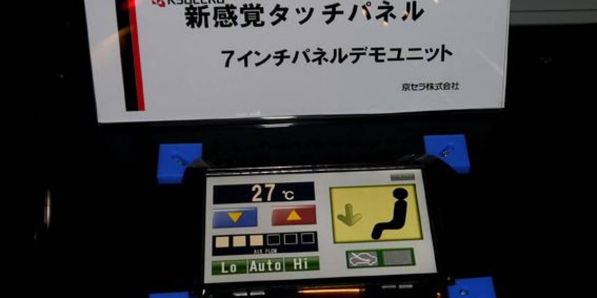 Nueva tecnología de Kyocera promete una pantalla táctil capaz de simular 'clicks'