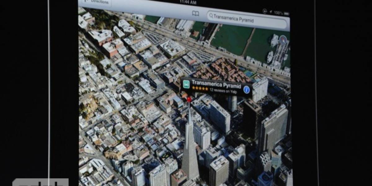 La función de 'flyover' en los mapas de iOS 6 no funcionará en todos los dispositivos
