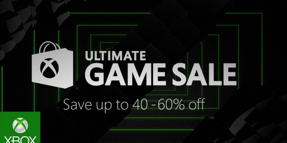 La próxima semana se llevará a cabo la Ultimate Game Sale de Xbox