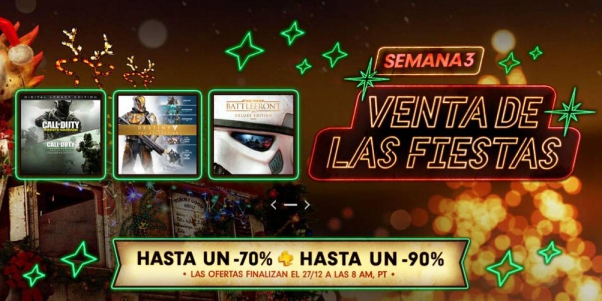 Tercera semana de la Venta Navideña en PlayStation Store