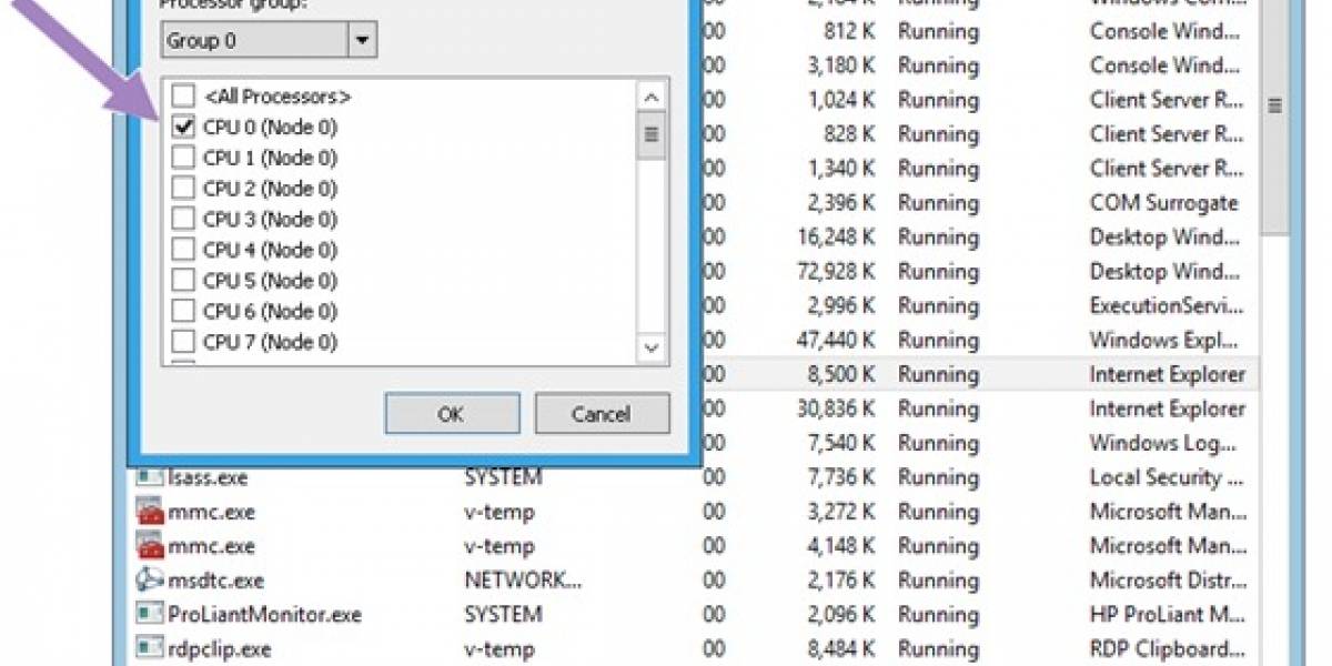 Windows 8: Nuevo Administrador de Tareas con soporte a 640 núcleos