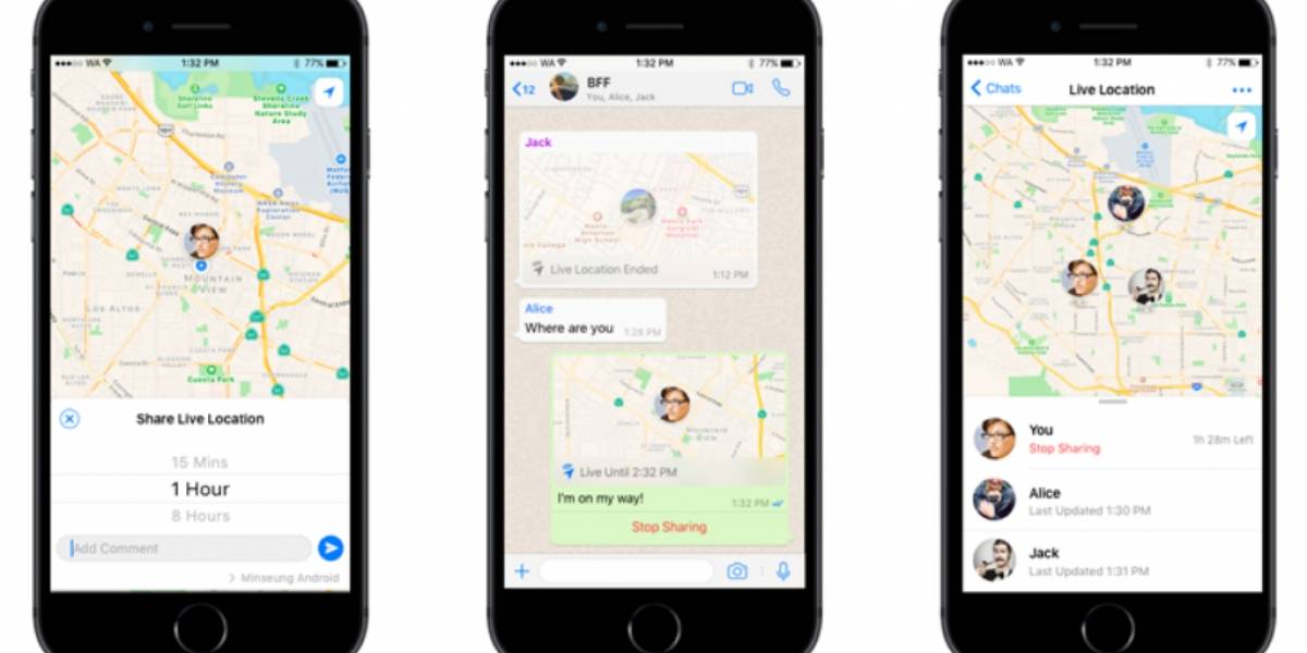 WhatsApp te permitirá compartir tu ubicación en tiempo real