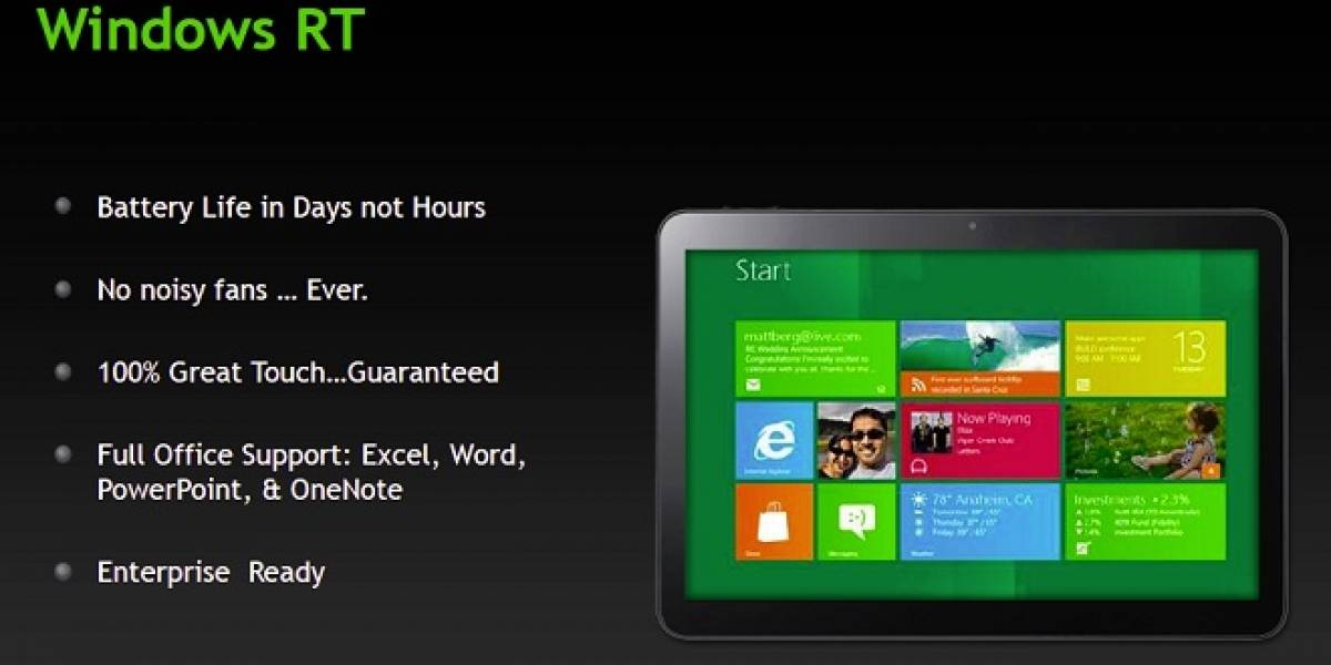 ARM: Estamos trabajando con Microsoft en Windows RT a 64 bits