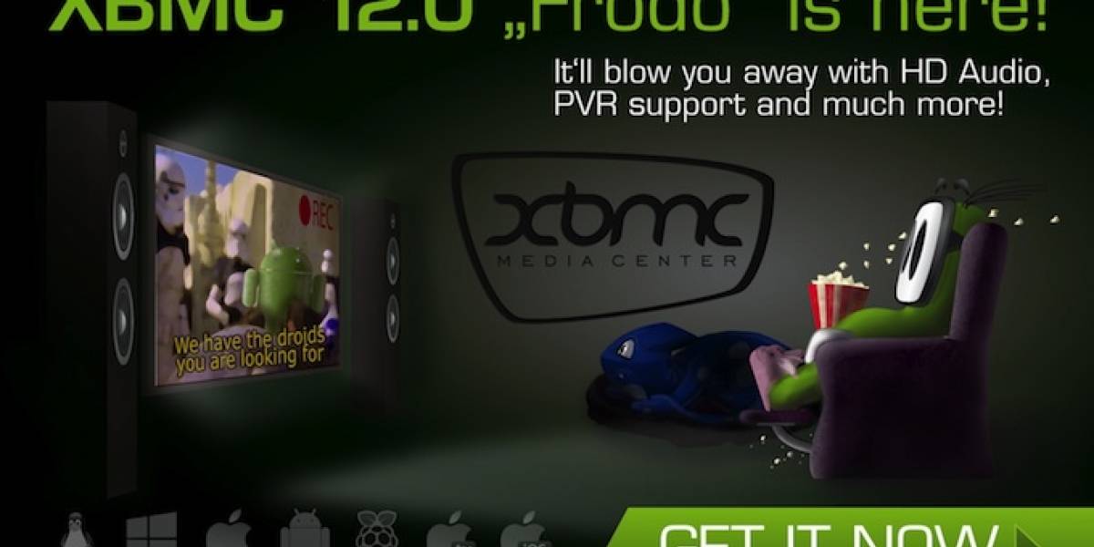XBMC 12.O "Frodo" llega a su versión final para Android