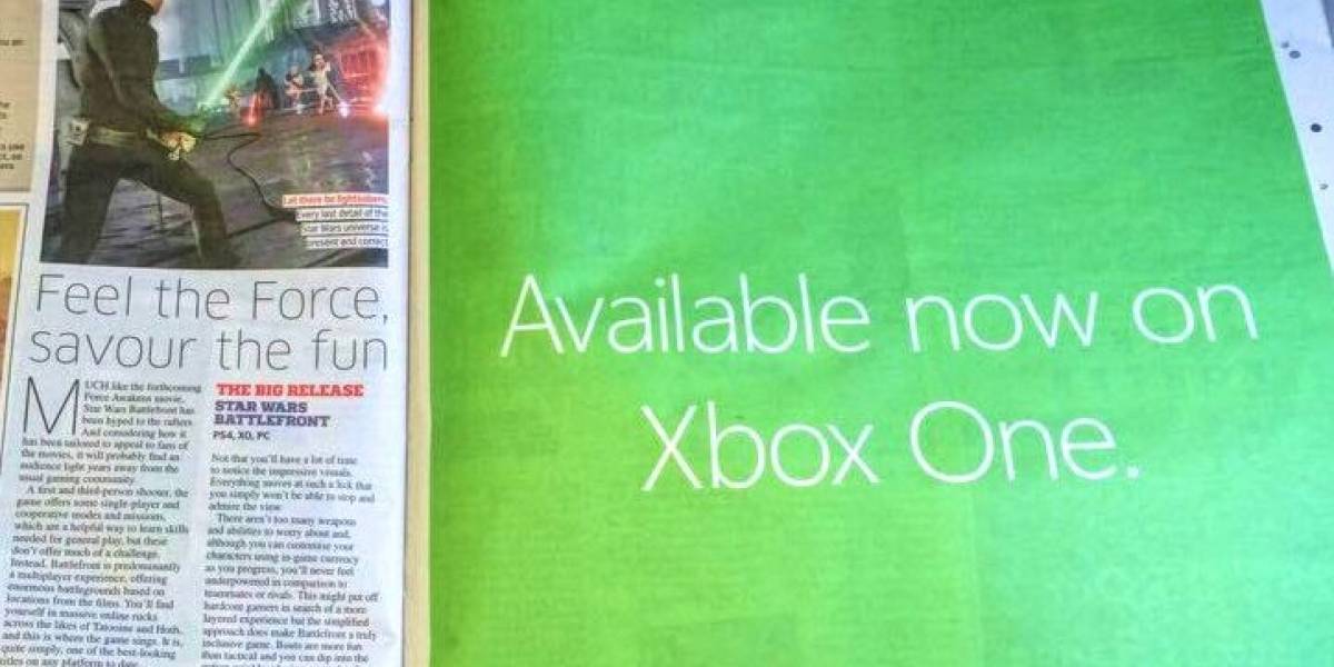 Así promociona Xbox a Star Wars Battlefront, el juego que no pueden promocionar