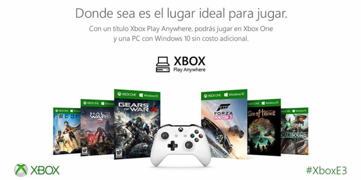 Presentan el programa Xbox Play Anywhere #E32016
