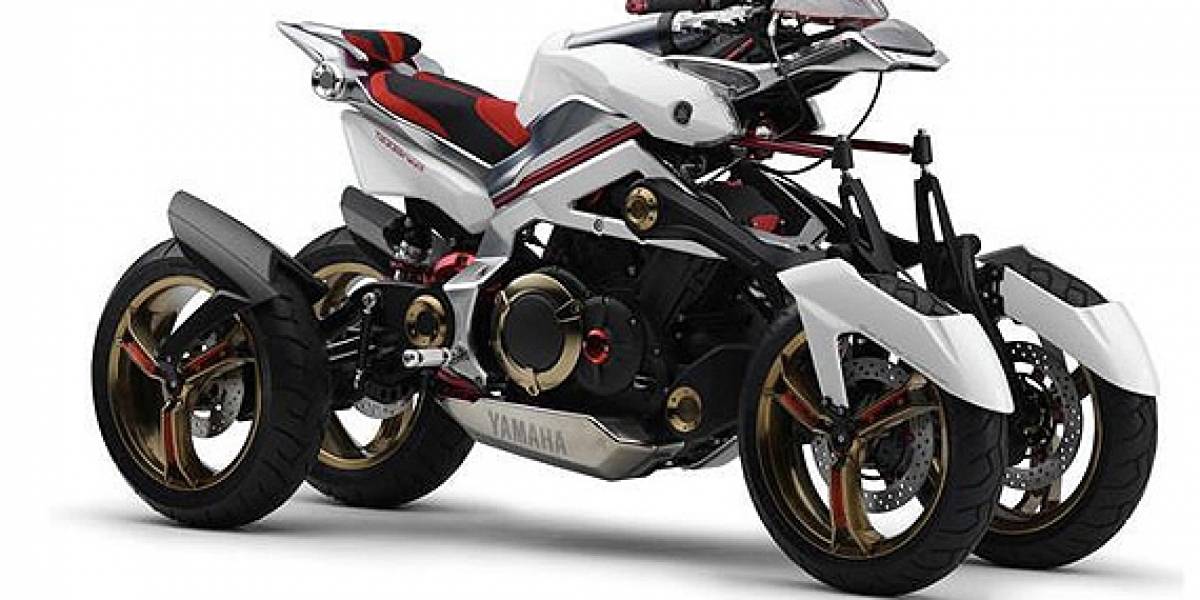 Yamaha Tesseract: Moto conceptual de cuatro ruedas