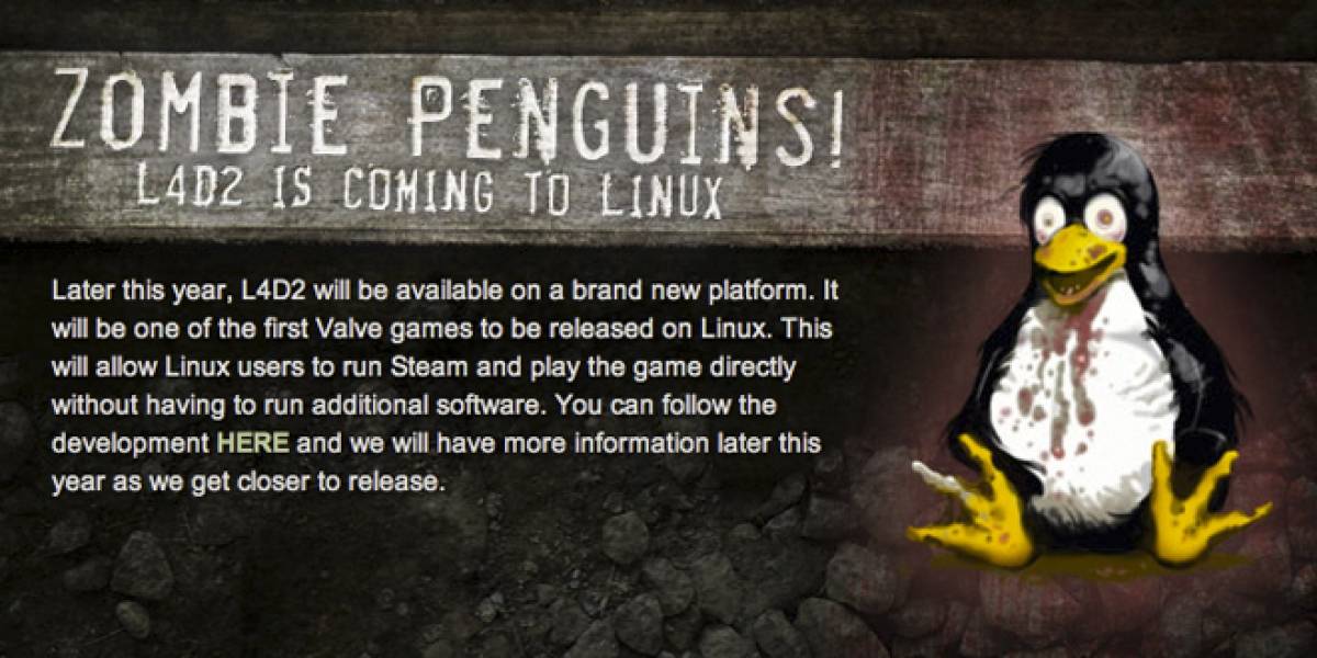 Steam y Left 4 Dead 2 para Linux llegarán este año 2012