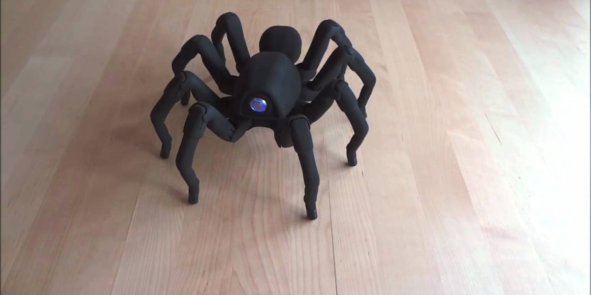 Perfeccionan el robot tarántula más realista del mundo