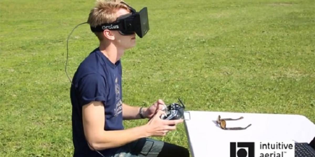 Pilotan drone con cámaras utilizando el Oculus Rift para vuelo “virtual-real”