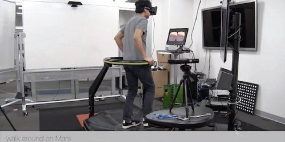 NASA realiza recorrido virtual en Marte con Oculus Rift y Virtuix Omni