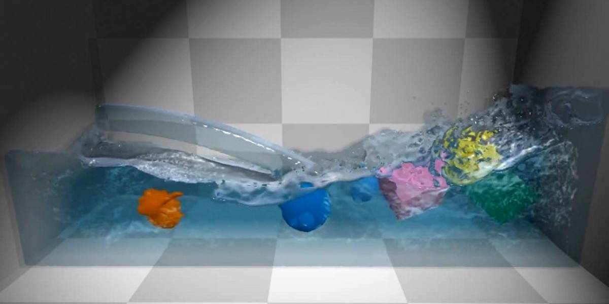 Presentan últimas mejoras en la tecnología de simulación de fluidos Position Based Fluids
