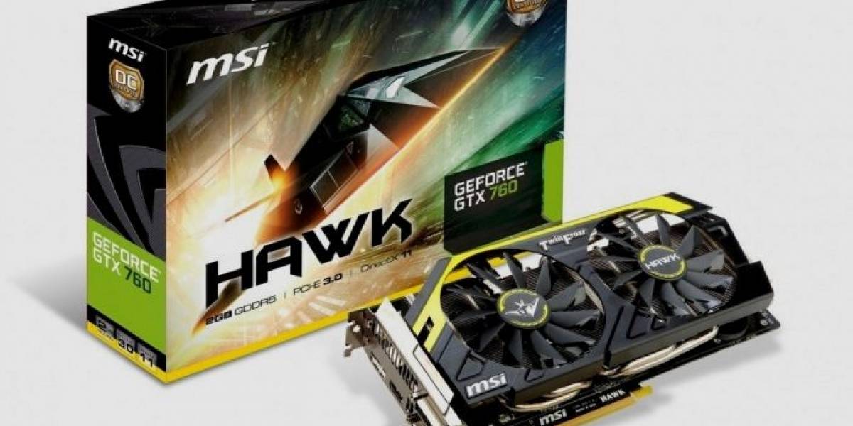 MSI lanza su tarjeta gráfica GeForce GTX 760 HAWK