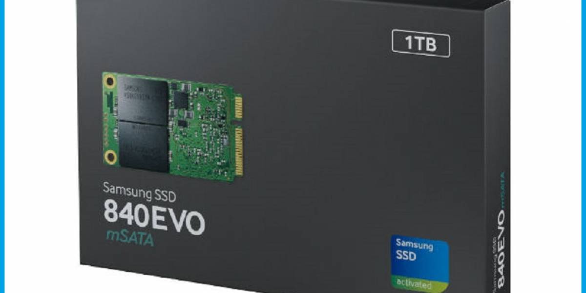 Samsung rompe la barrera de 1TB con su nuevo SSD mSATA 840 EVO
