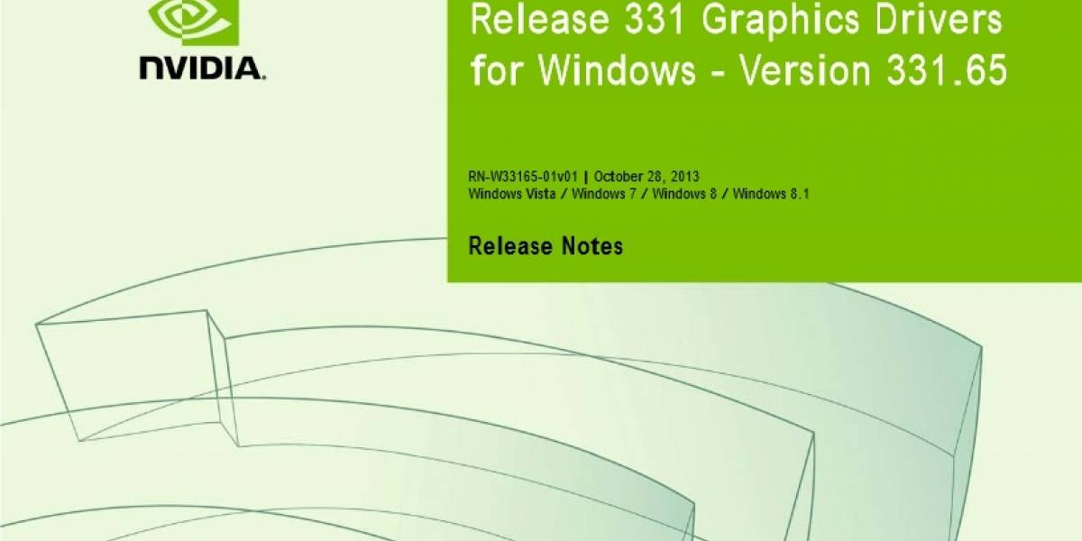 NVIDIA lanza sus controladores GeForce 331.65 WHQL