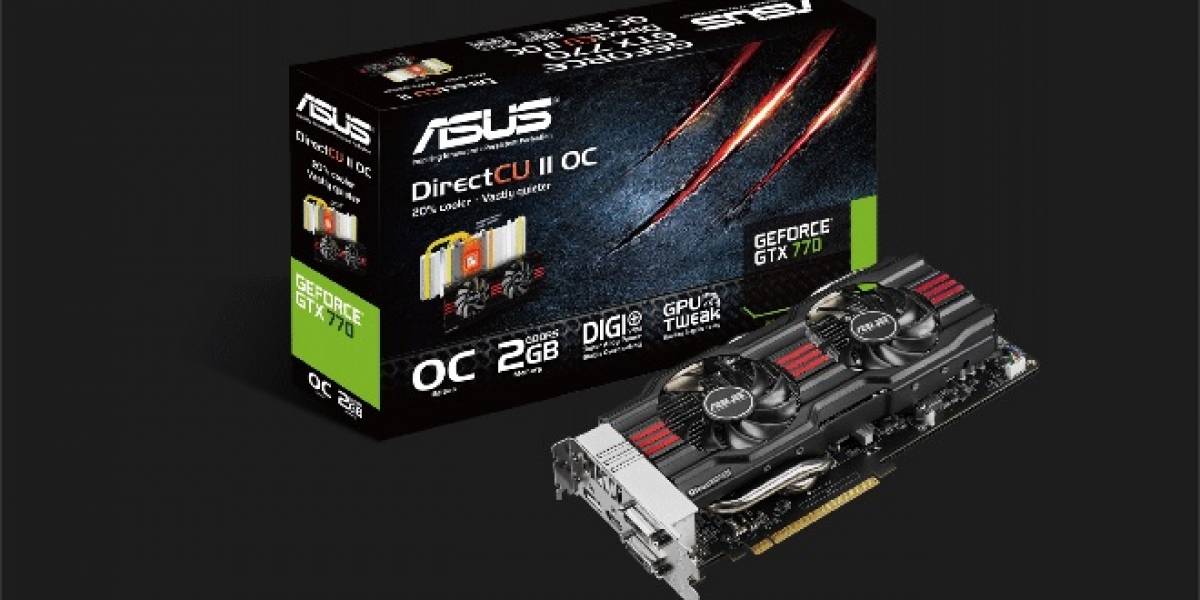 ASUS presenta su tarjeta de video GeForce GTX 770 DirectCU II