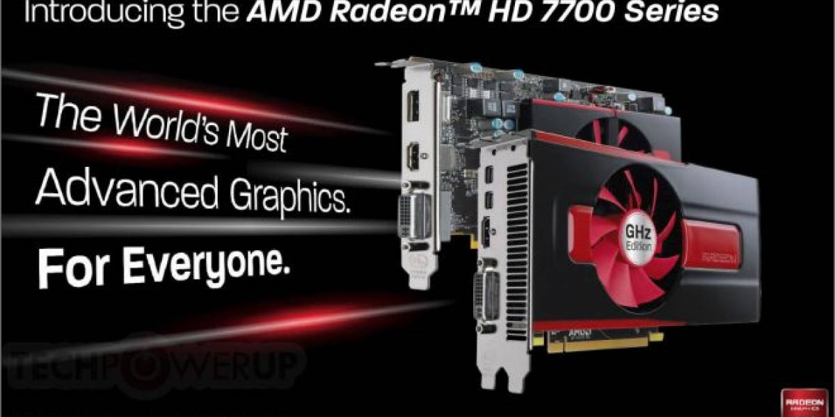 AMD Radeon HD 7770 y Radeon HD 7750 son lanzadas oficialmente