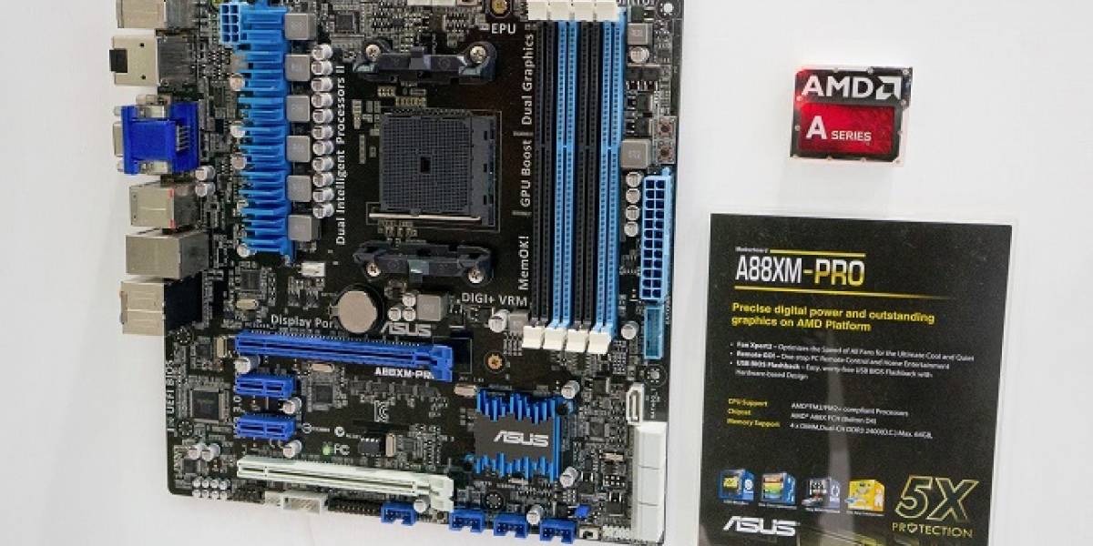 ASUS presenta su tarjeta A88XM-PRO compatible con los APU AMD Kaveri #CTX2013