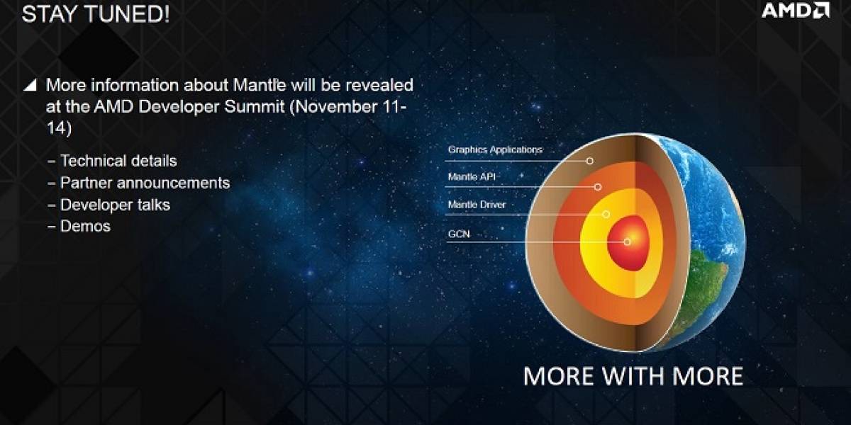 AMD: Mantle es un API que otros fabricantes de GPUs pueden adoptar si lo desean