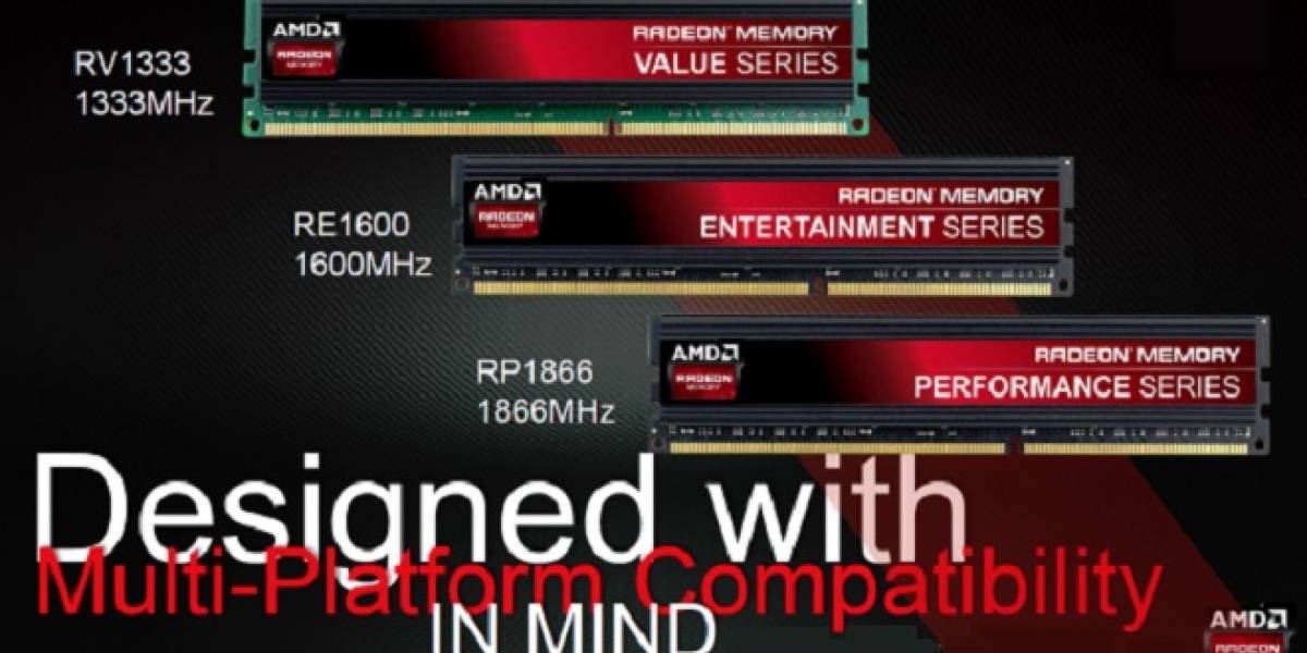 AMD lanza sus módulos de memoria Radeon Gamer Series
