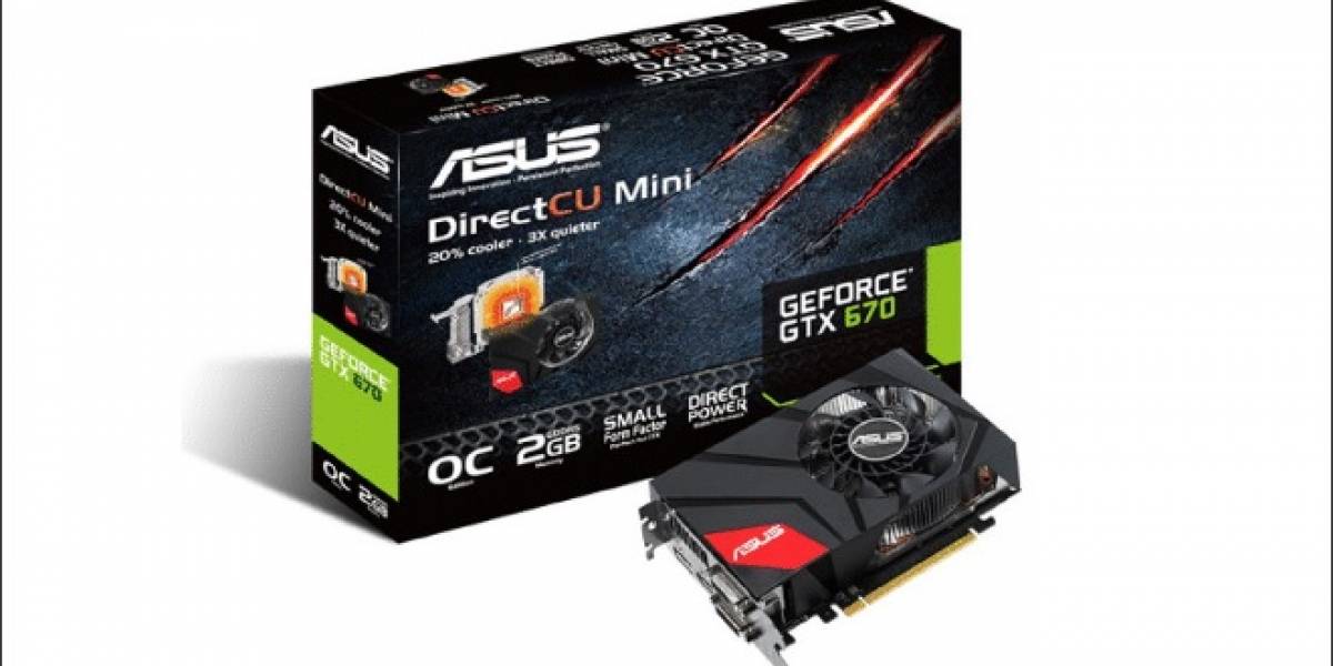 ASUS anuncia su tarjeta de video GeForce GTX 670 DirectCU Mini