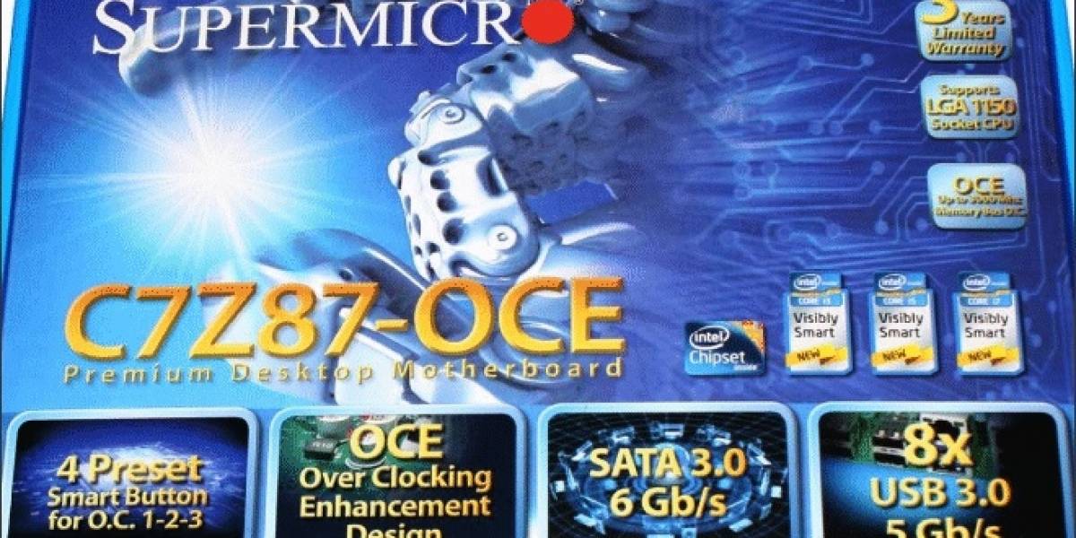 Supermicro ingresa al mercado de consumo con su tarjeta madre C7Z87-OCE