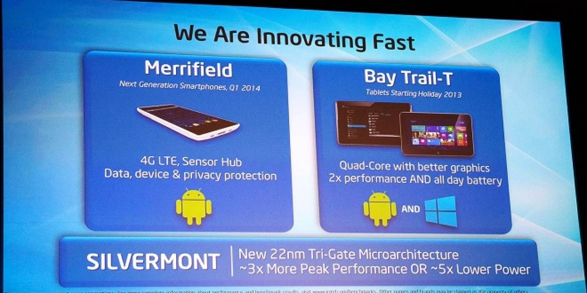Bay Trail-T: Intel hace demostración ejecutando Windows 8 y Android en una misma tablet #CTX2013
