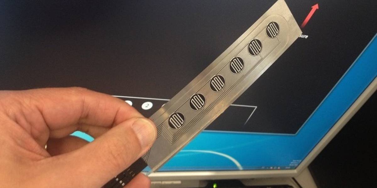 Peratech crea sensor táctil que se puede sentir a través del acero