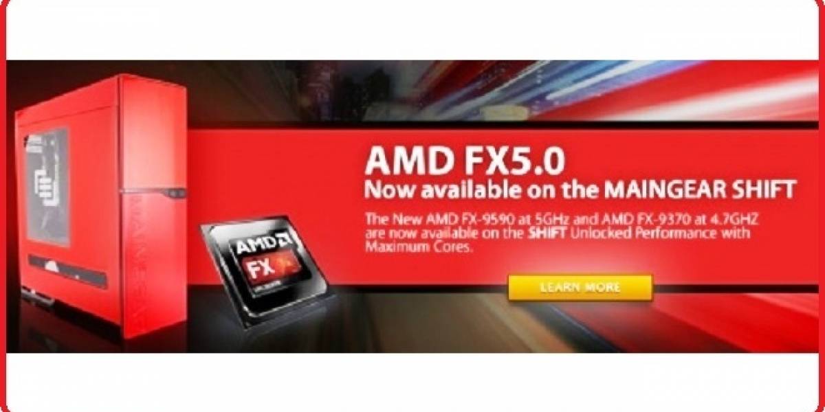 MAINGEAR será el primero en lanzar una PC con el nuevo chip AMD FX-9590, #E3
