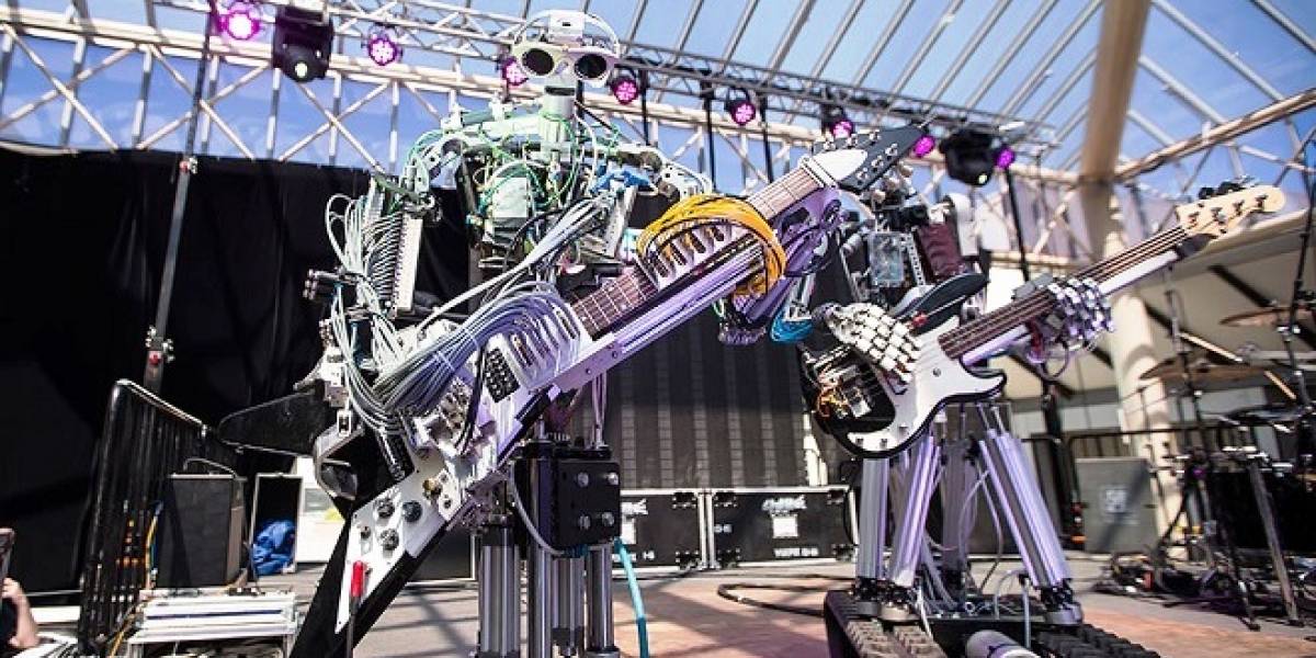 Crean robots rockeros: Verdaderos músicos de “metal”