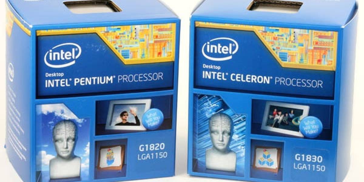 Intel lanza sus microprocesadores Celeron 1800 Series “Haswell-DT”