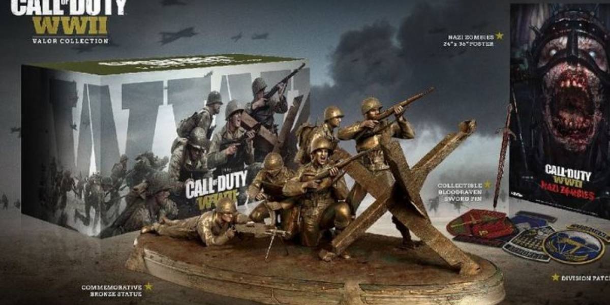 La edición de colección de Call of Duty: WW2 incluirá una estatua de bronce