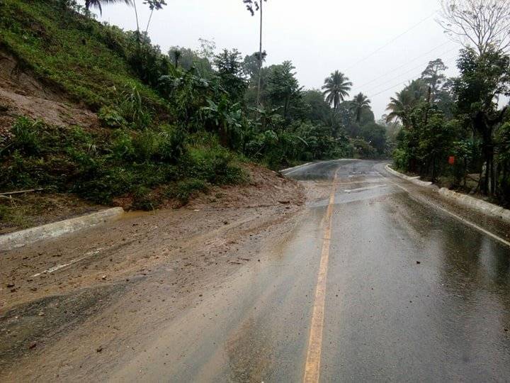 derrumbe en La Ruidosa, Izabal