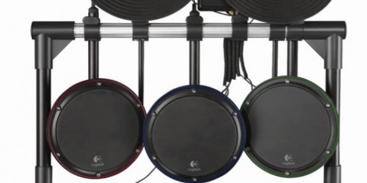 Logitech Wireless Drum Controller: Para rockear en Guitar Hero