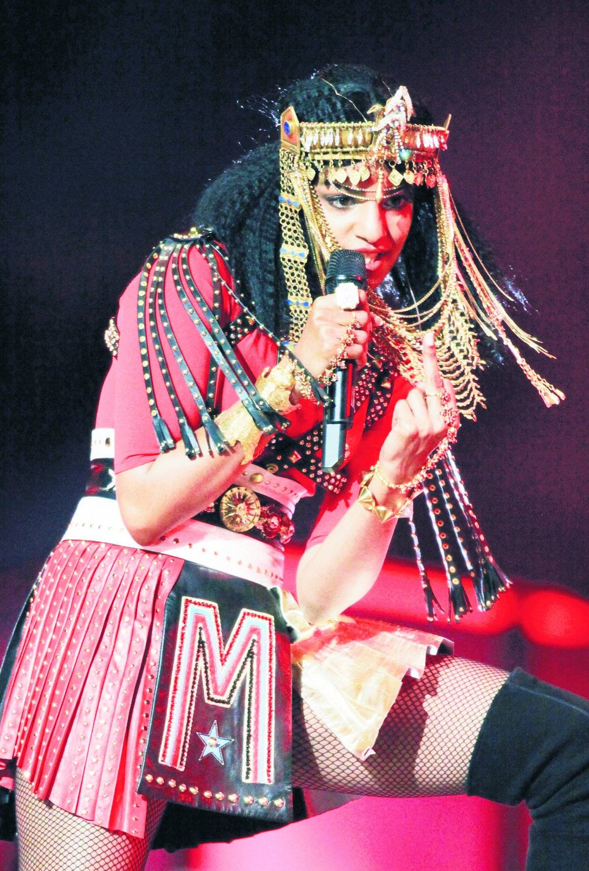 El dedo de M.I.A.