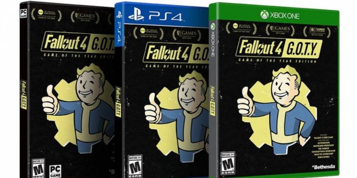 Bethesda anuncia Fallout 4: Game of the Year Edition
