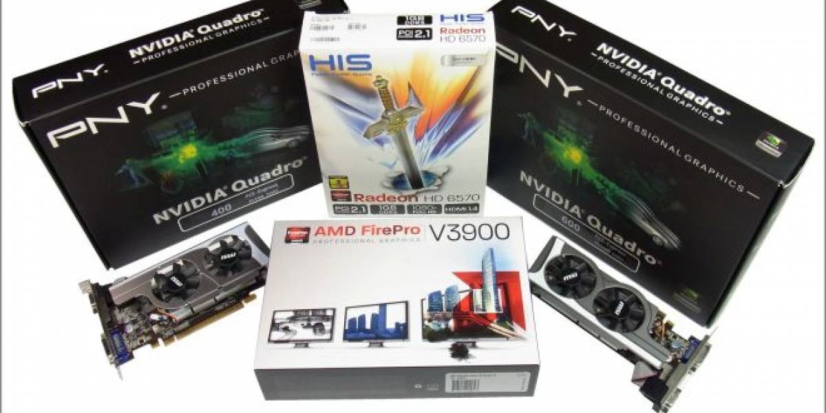 GPUs económicos Geforce, Radeon, Quadro y FirePro probados con aplicaciones profesionales