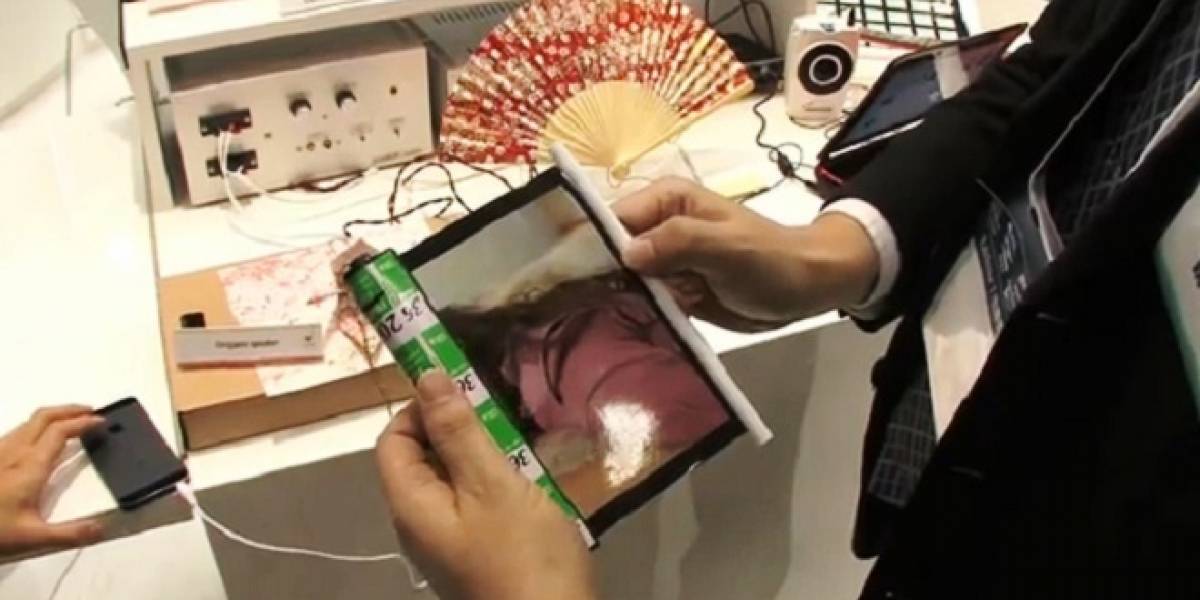 Fujifilm inventa los altavoces flexibles
