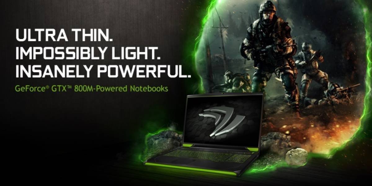 NVIDIA lanza sus GPUs GeForce 800M Notebook Series