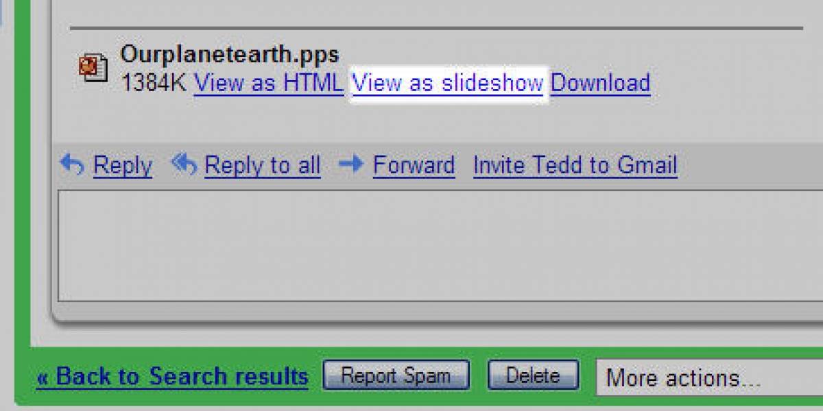 Gmail ya permite ver archivos PowerPoint