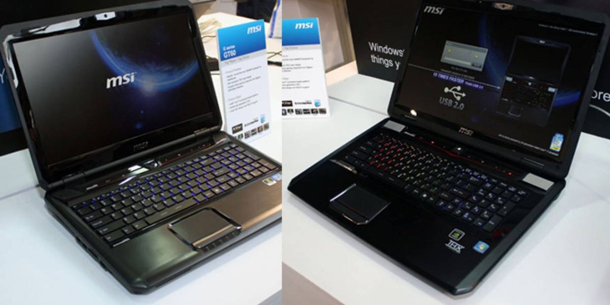CeBIT 2012: MSI muestra dos notebooks de gama alta para gamers