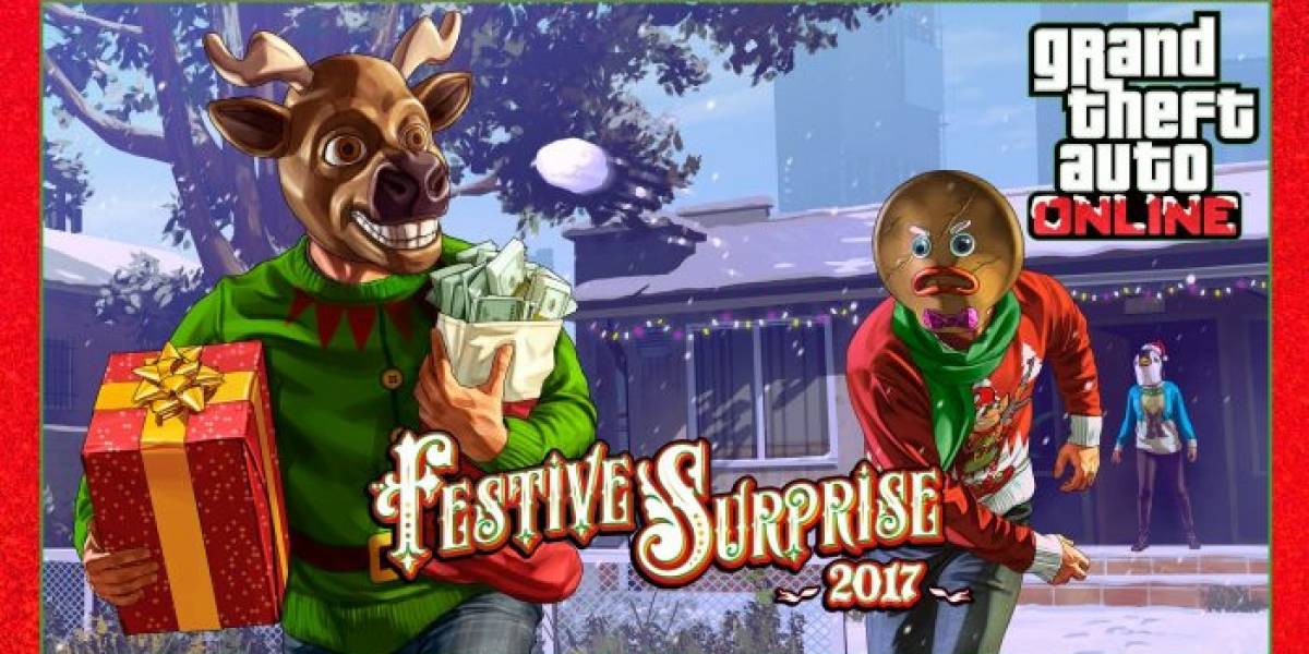 GTA Online celebra la Navidad con Sorpresa Festiva 2017