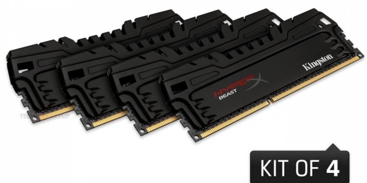 Kingston lanza nuevas memorias HyperX, ahora completamente en negro