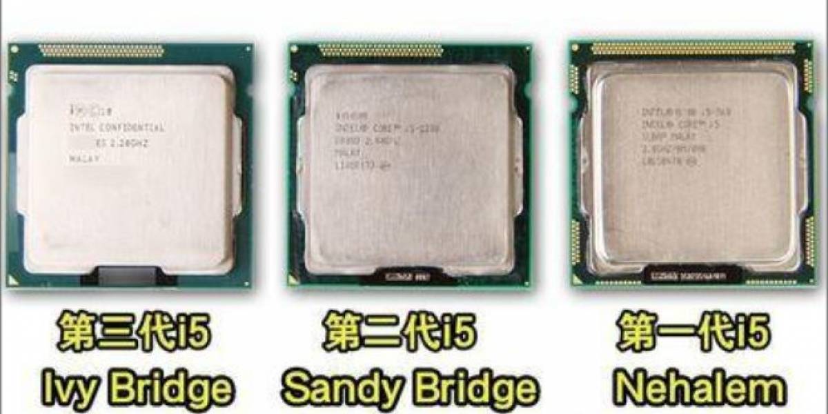 Core i5: Nehalem vs Sandy Bridge vs Ivy Bridge a la misma frecuencia